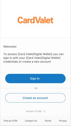 Select Create An Account to start the registration process.
