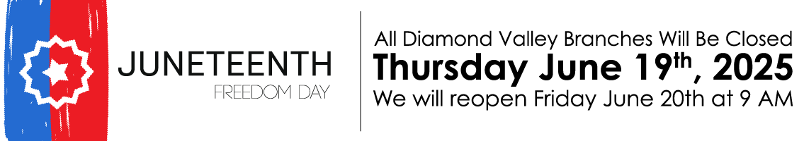 We will be closed Thursday, June 19, 2025 in observance of Juneteenth.