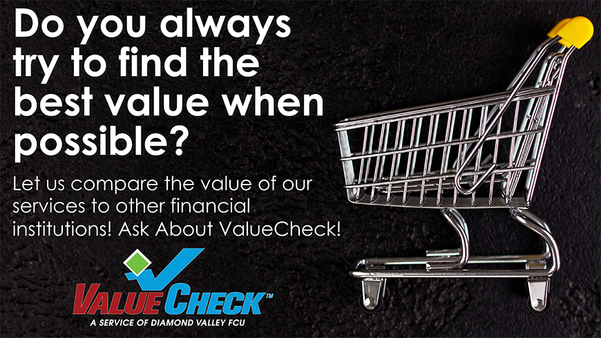 Ask About ValueCheck From Diamond Valley